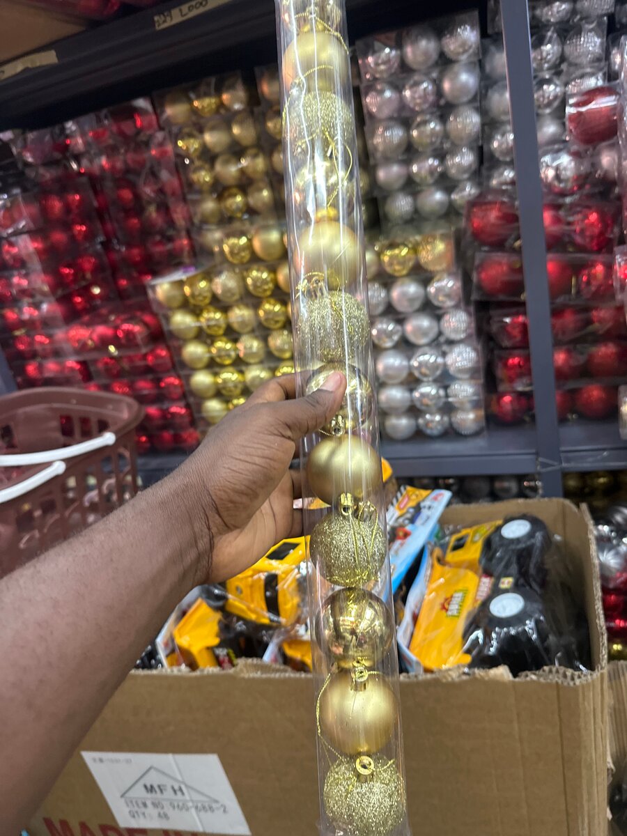 Boules de Noël Dorées