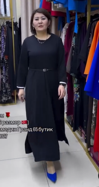 Платье женское, черный