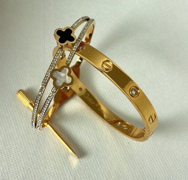 Bracelets élégants en or