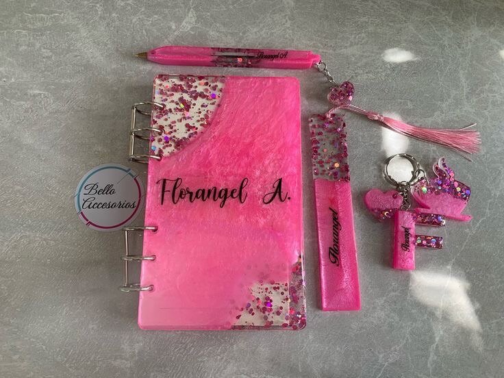 Customized resin book set