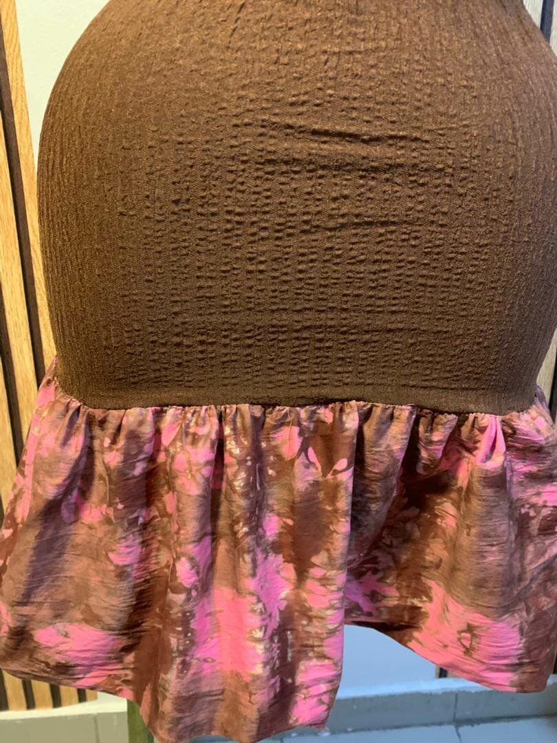 Robe élégante bicolore