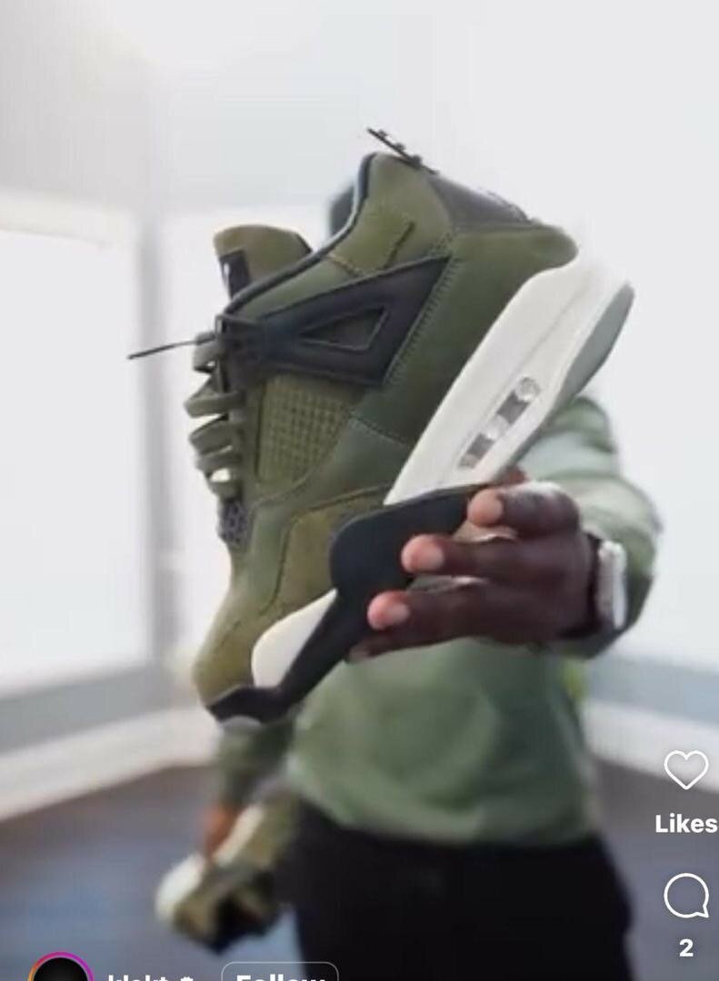 AIR JORDAN 4 ARMY GREEN