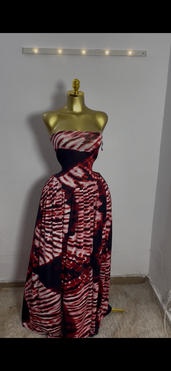 Robe longue élégante bustier