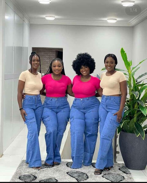 Jean cargo pour femmes