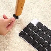 Furniture Protector Pads - Table Chair Leg Pad Furniture Gripper Pads Non Slip Protector Foot Bottom Pads Rubber Protective