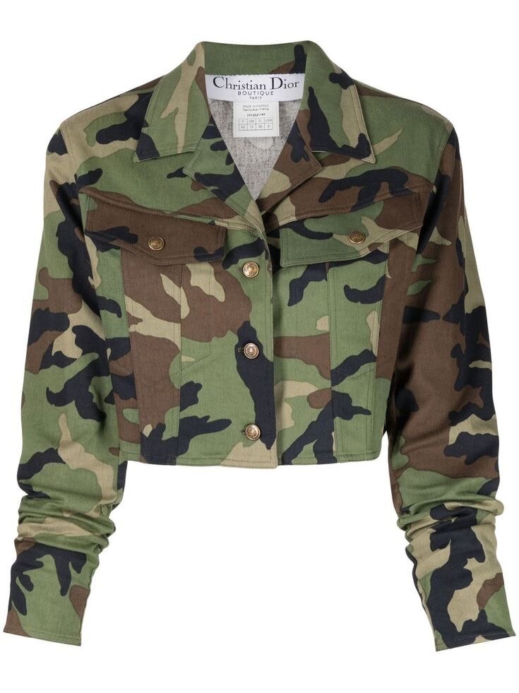 Camouflage Crop jacket