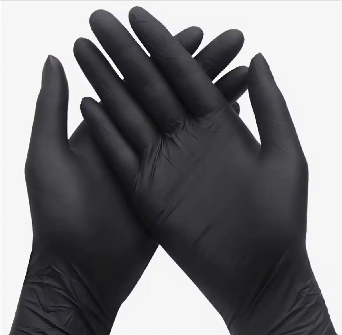 Gants en nitrile noirs jetables