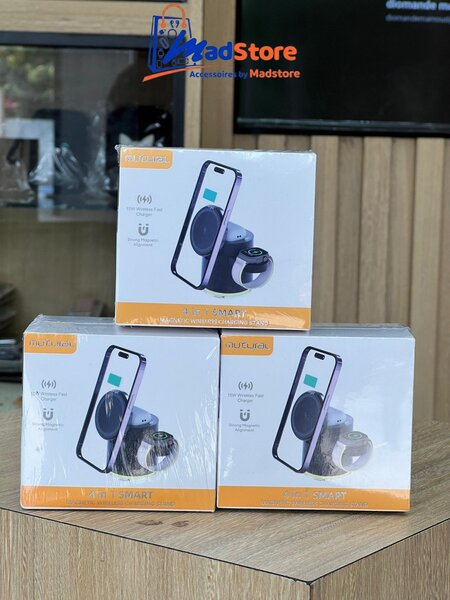 Chargeur sans fil 4en 1