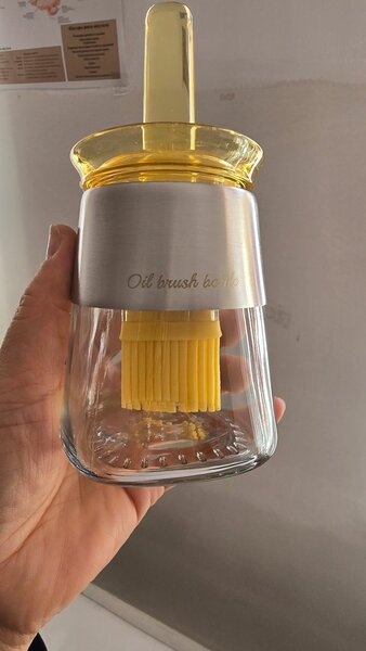 Посуда для масло с щеткой