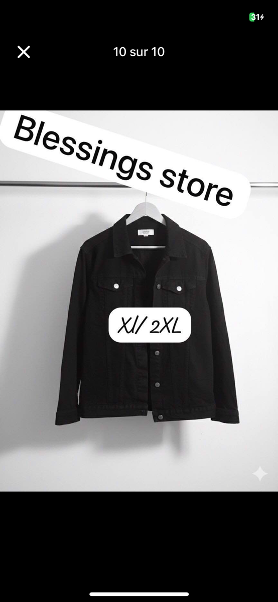 Veste en jean décontractée