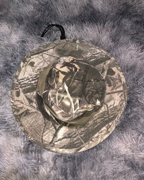 Real tree bucket hat