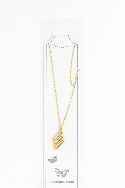 Collier acier inoxydable élégant