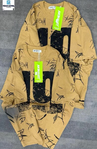 T-shirts oversized imprimé casual