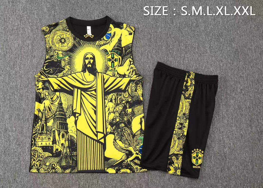 Sleeveless jerseys top and dow