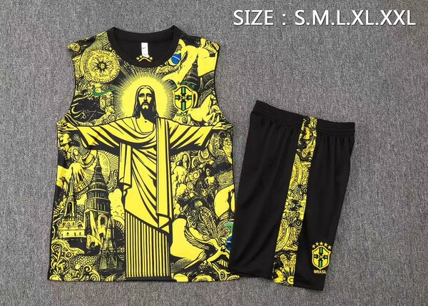 Sleeveless jerseys top and dow