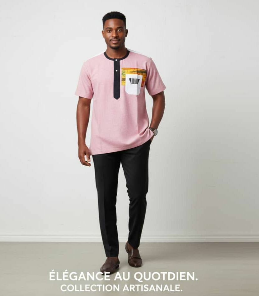 Chemise homme à manches courtes