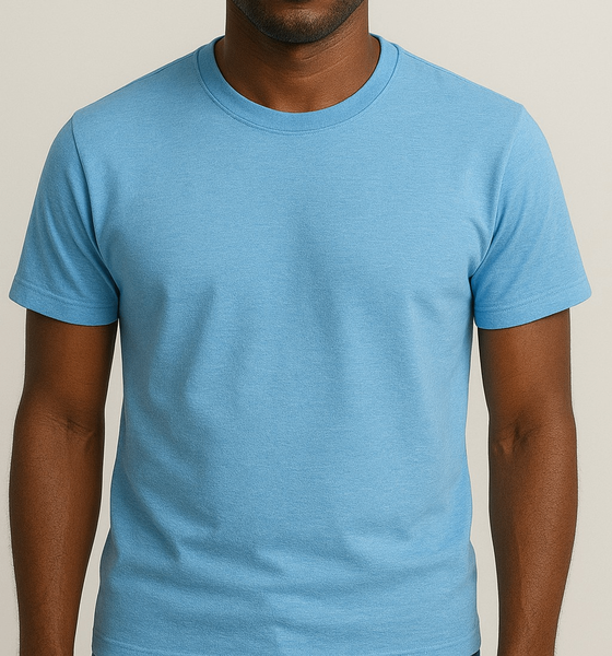 T-shirt bleu classique