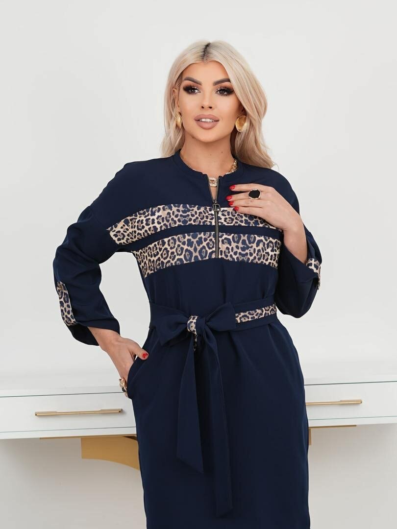 Платья леопард