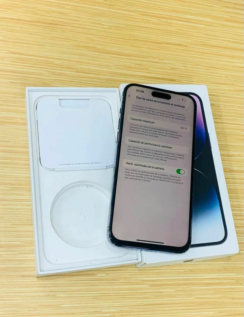 Smartphone 256 Go Noir