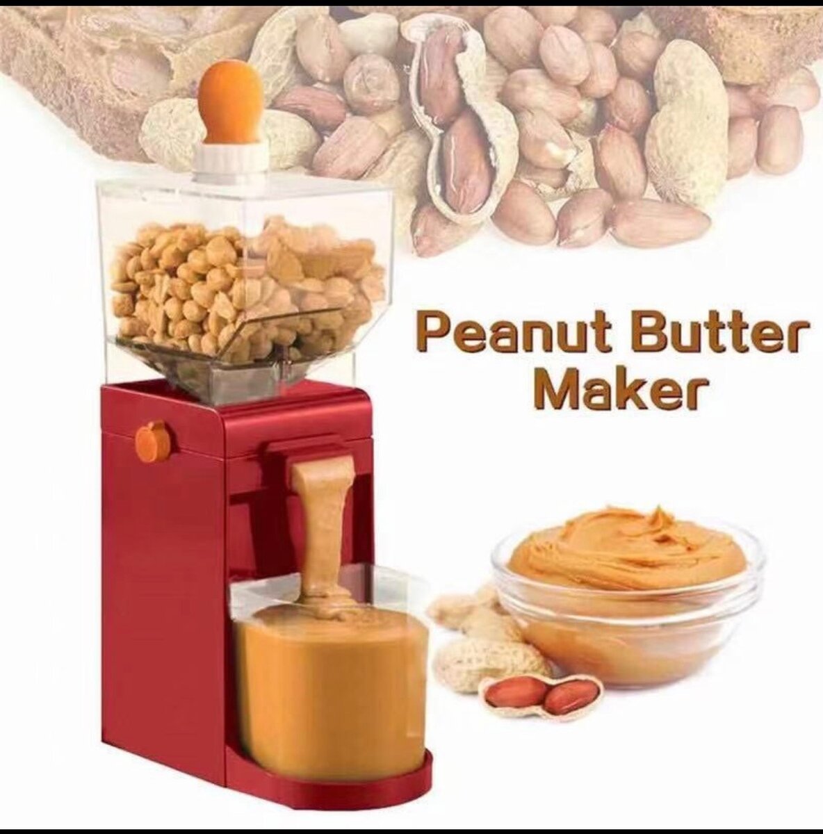 Household peanut butter grind
