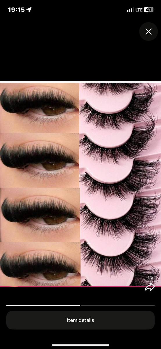 Dramatic Faux Mink Eyelashes Set