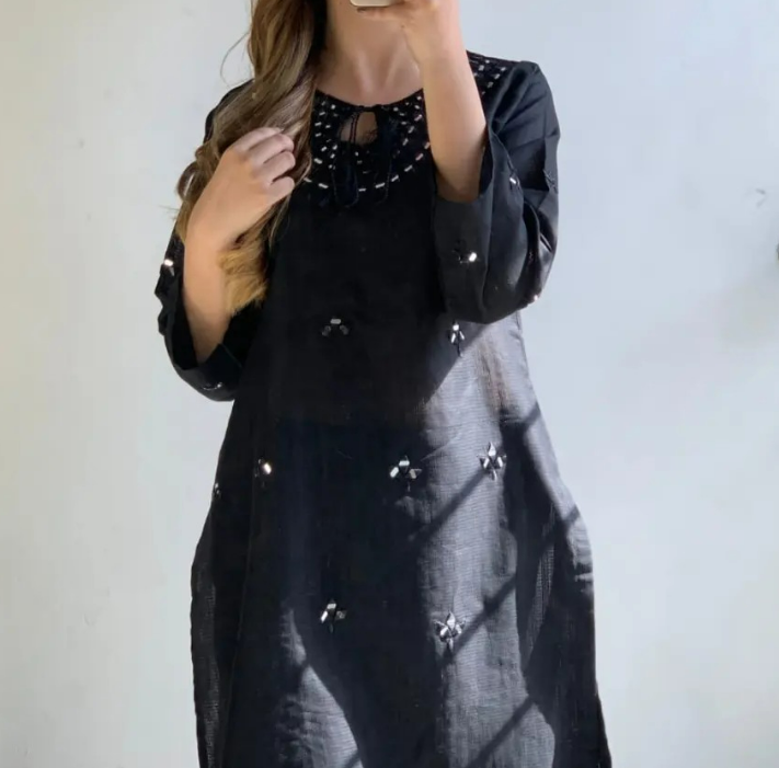 *Handmade Mirror Embroidery 2Pc*