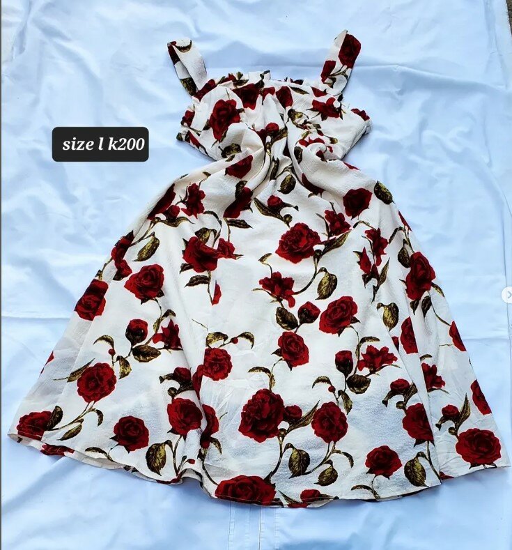 Stylish women's floral dress
