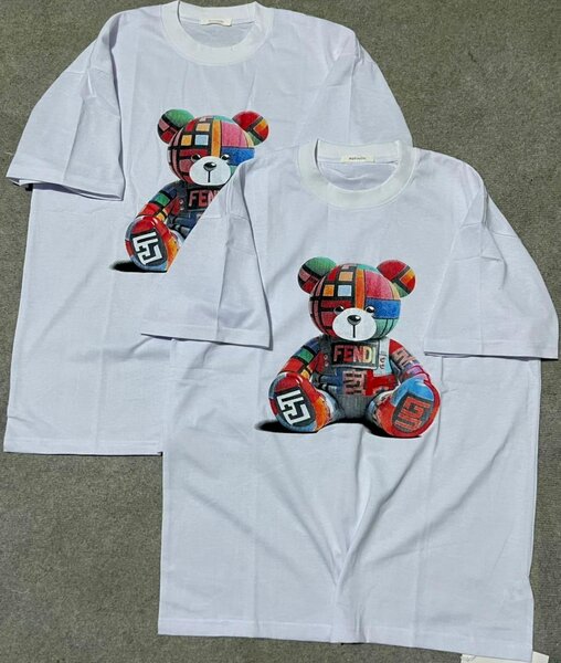 T-shirt ours en peluche coloré