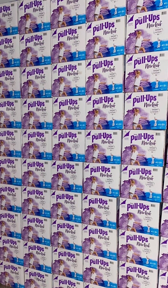 Huggies new leaf pull ups