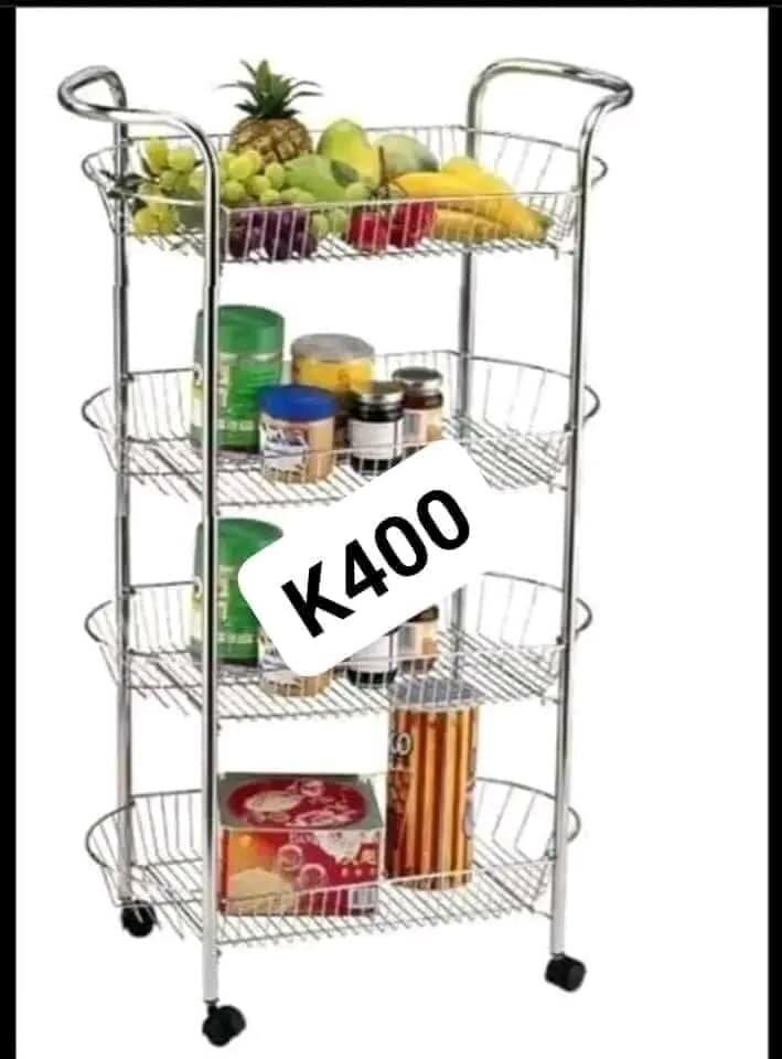 Metal shelf for food storage