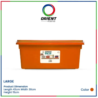 Large Storage Box with Secure Lockable Lid Durable and Stackable for Home Office or Kitchen Organization BPA-Free Transparent Design for Easy Content Visibility