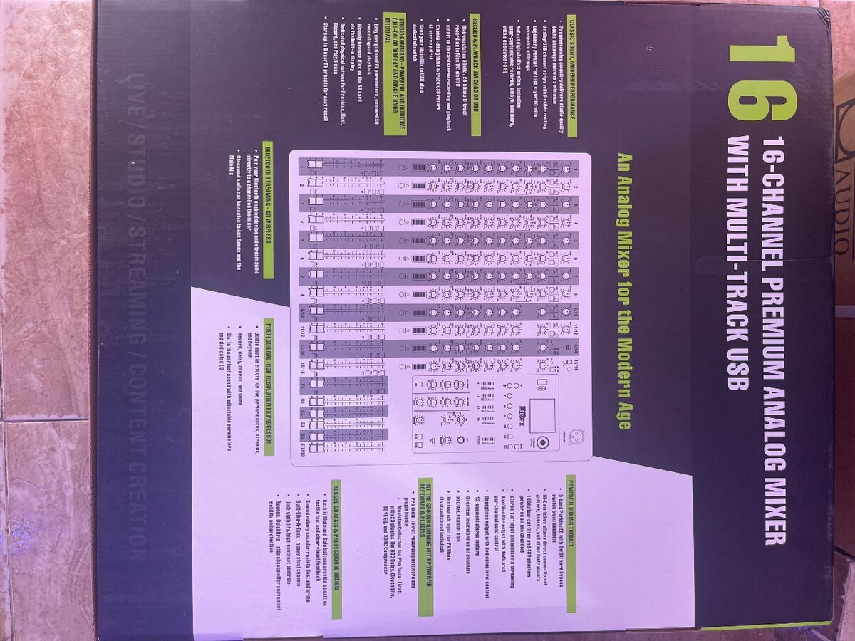 ALLEN&HEATH H-16 16CHANNELS PROFESSIONAL MIXER