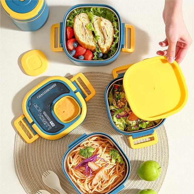 Lunch box with spoon
