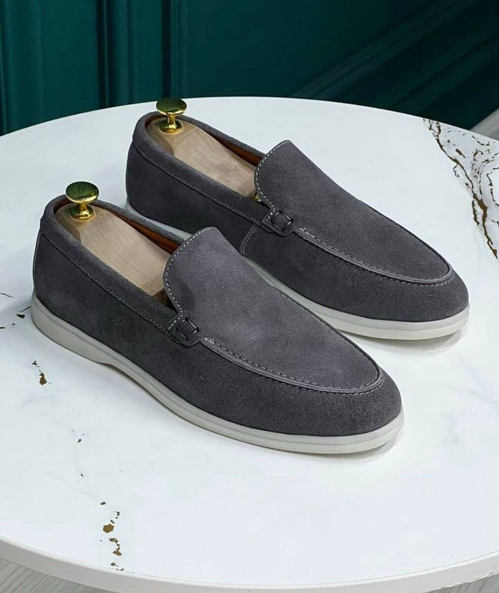 Mocassins Élégants en Daim