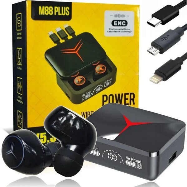 Écouteurs Sans Fil M88 Plus