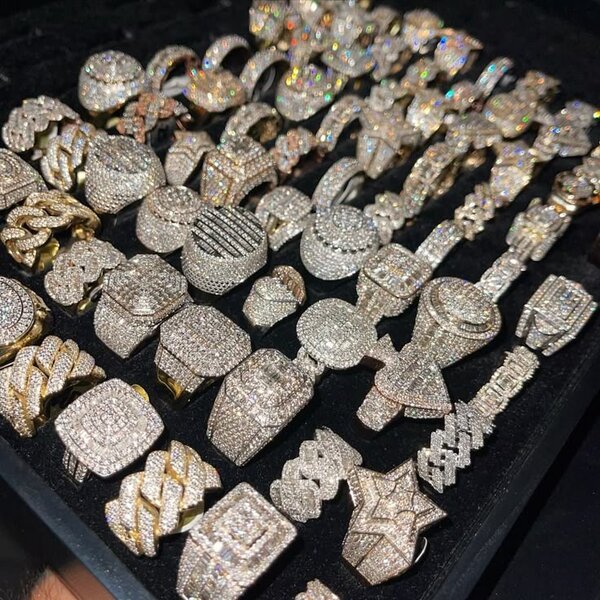 Bague en diamant élégante