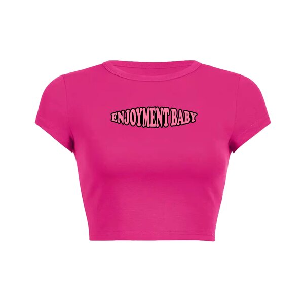 Enjoyment Baby Crop Tops