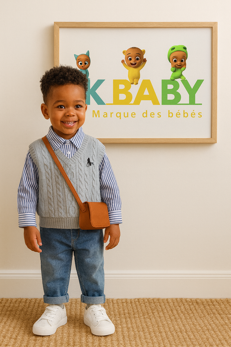 Chic Gilet Enfant en Laine