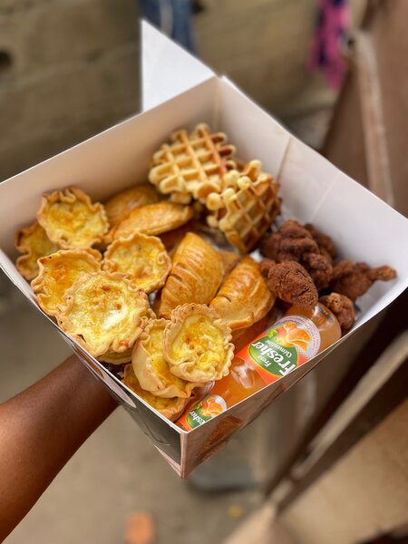 Assortiment de pâtisseries salées