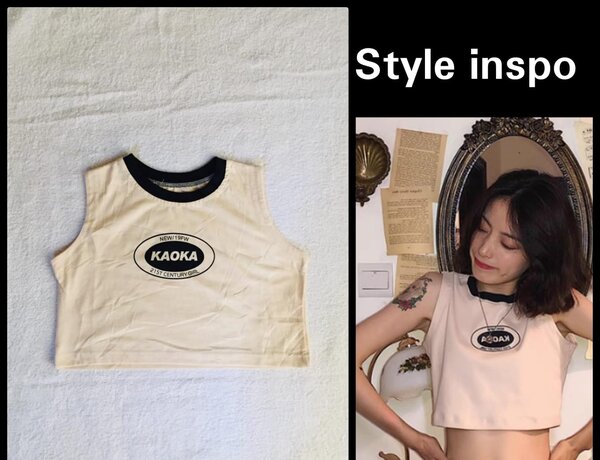 Salaula crop tops and tops