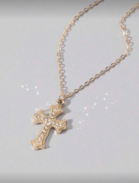 Collier Croix Éclatante