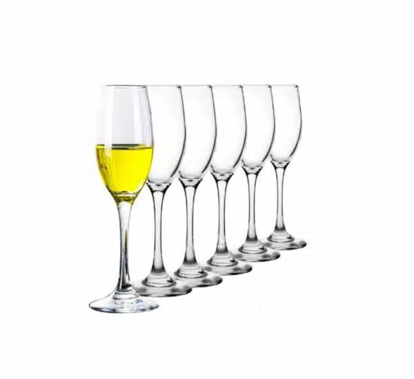 6 pieces champagne glasses / flute