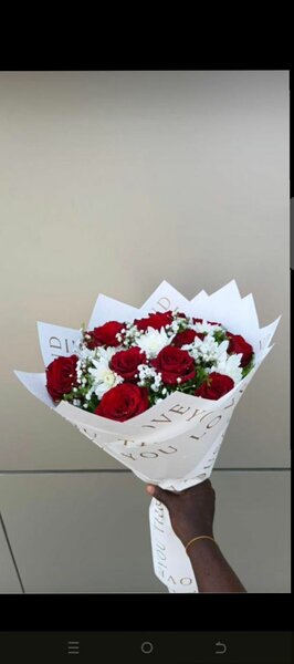 Bouquet élégant de roses rouges