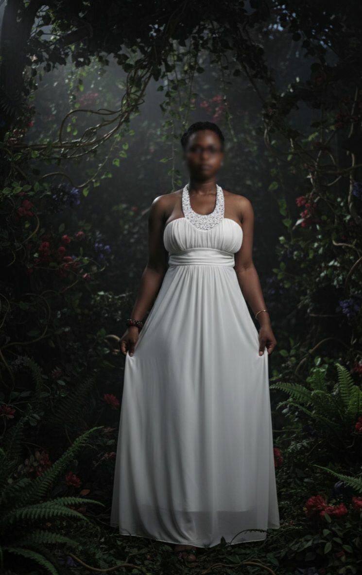 Robe blanche élégante