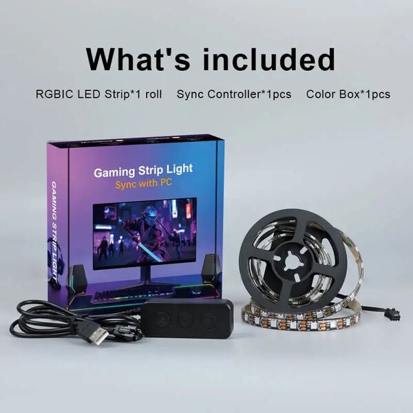 Gaming sync light for PC Monitor | Immersive light