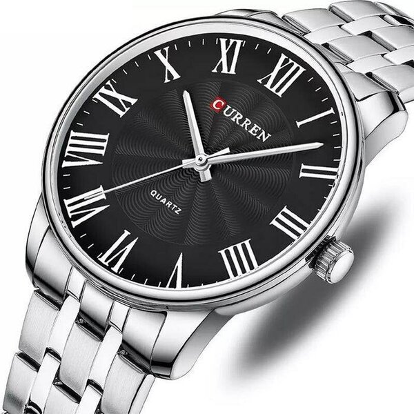 M:8422 Curren Classic Stainless Steel 44mm Dial Size Analog