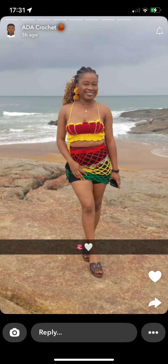 Colorful Crochet Beach Set