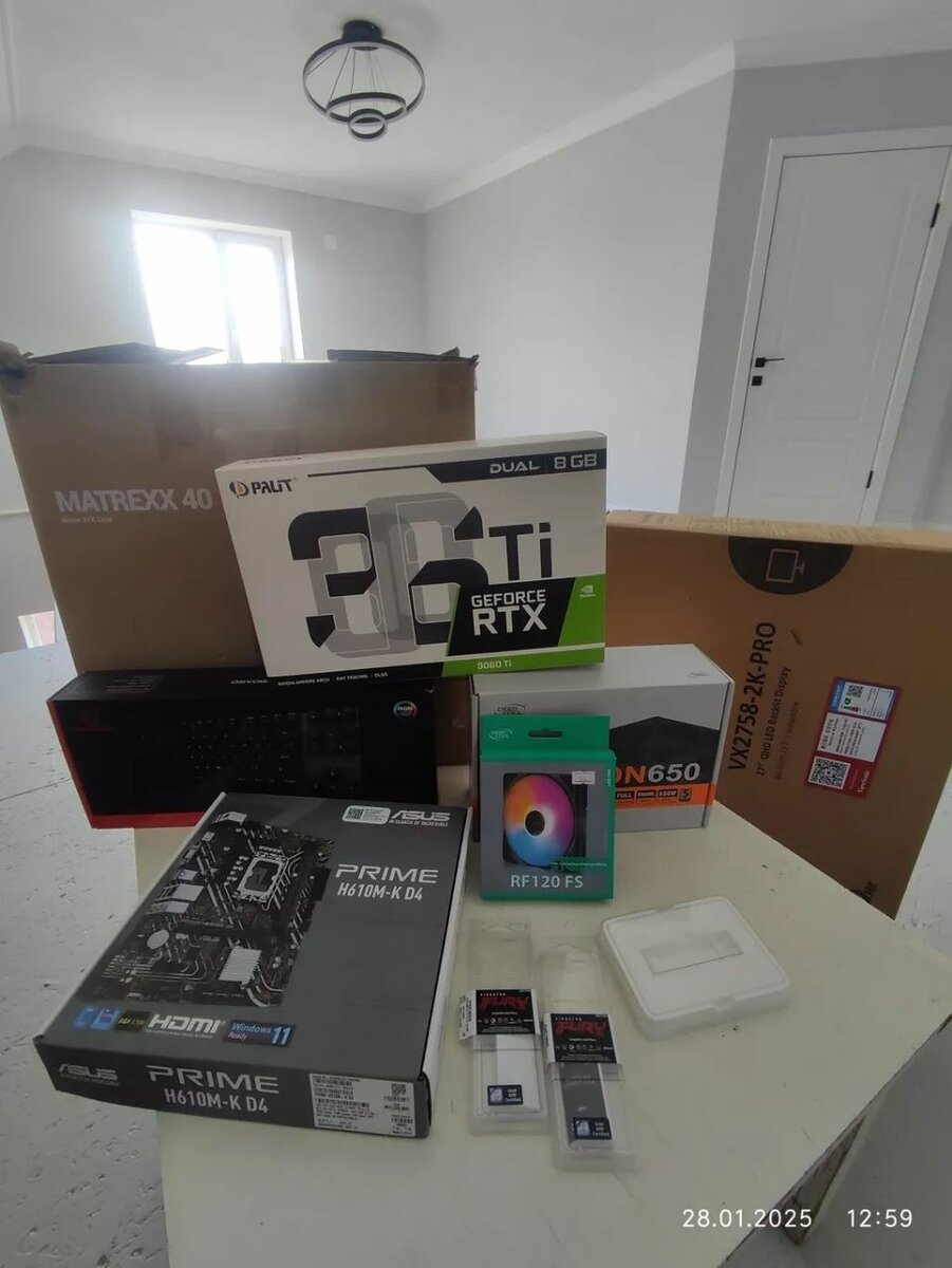 Мощный игровой компьютер+ Монитор