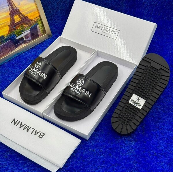 Balmain paris slides
