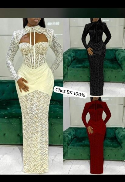 Robe élégante scintillante